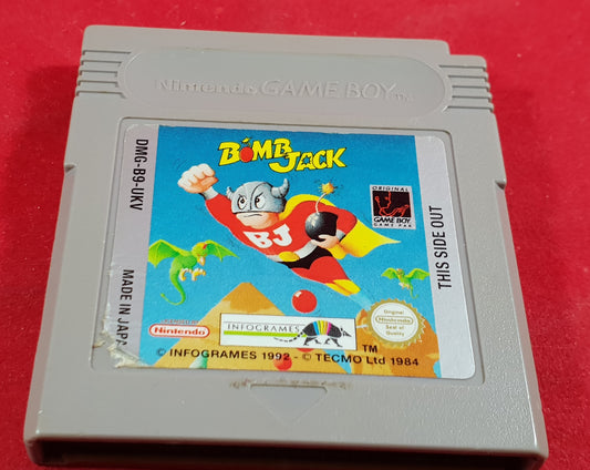 Bomb Jack Cartridge Only Nintendo Game Boy Game