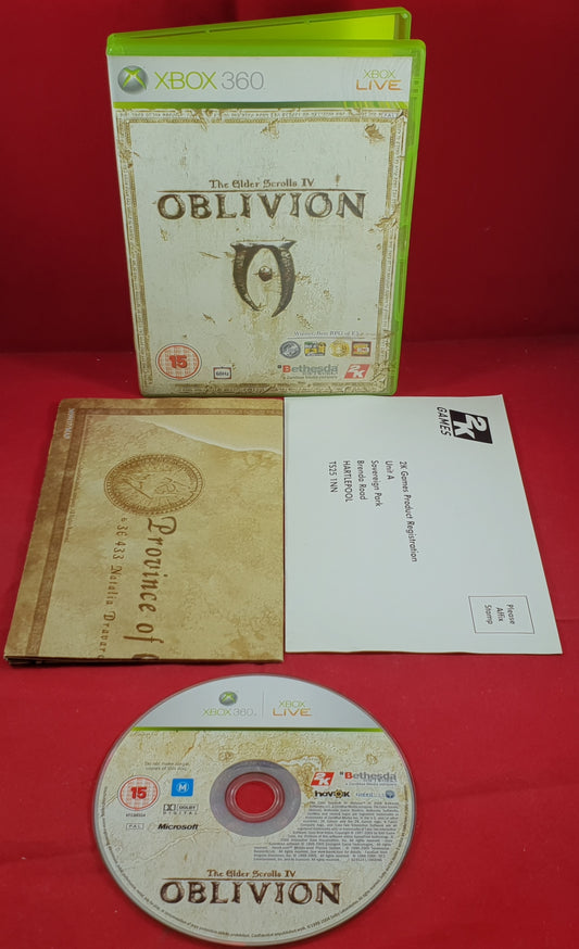 The Elder Scrolls IV Oblivion with Map Microsoft Xbox 360 Game