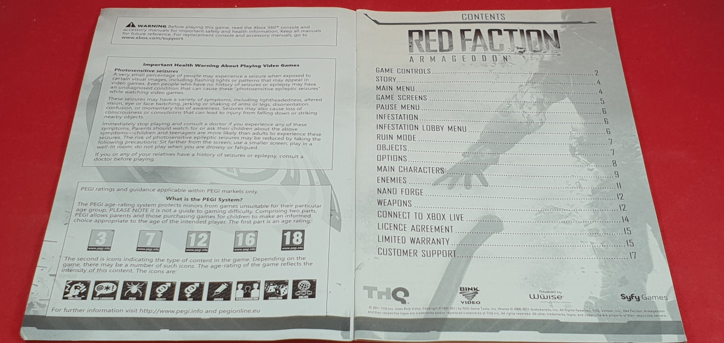 Red Faction Armageddon & Guerrilla Microsoft Xbox 360 Game Bundle
