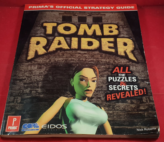 Tomb Raider Prima's Official Strategy Guide Book RARE