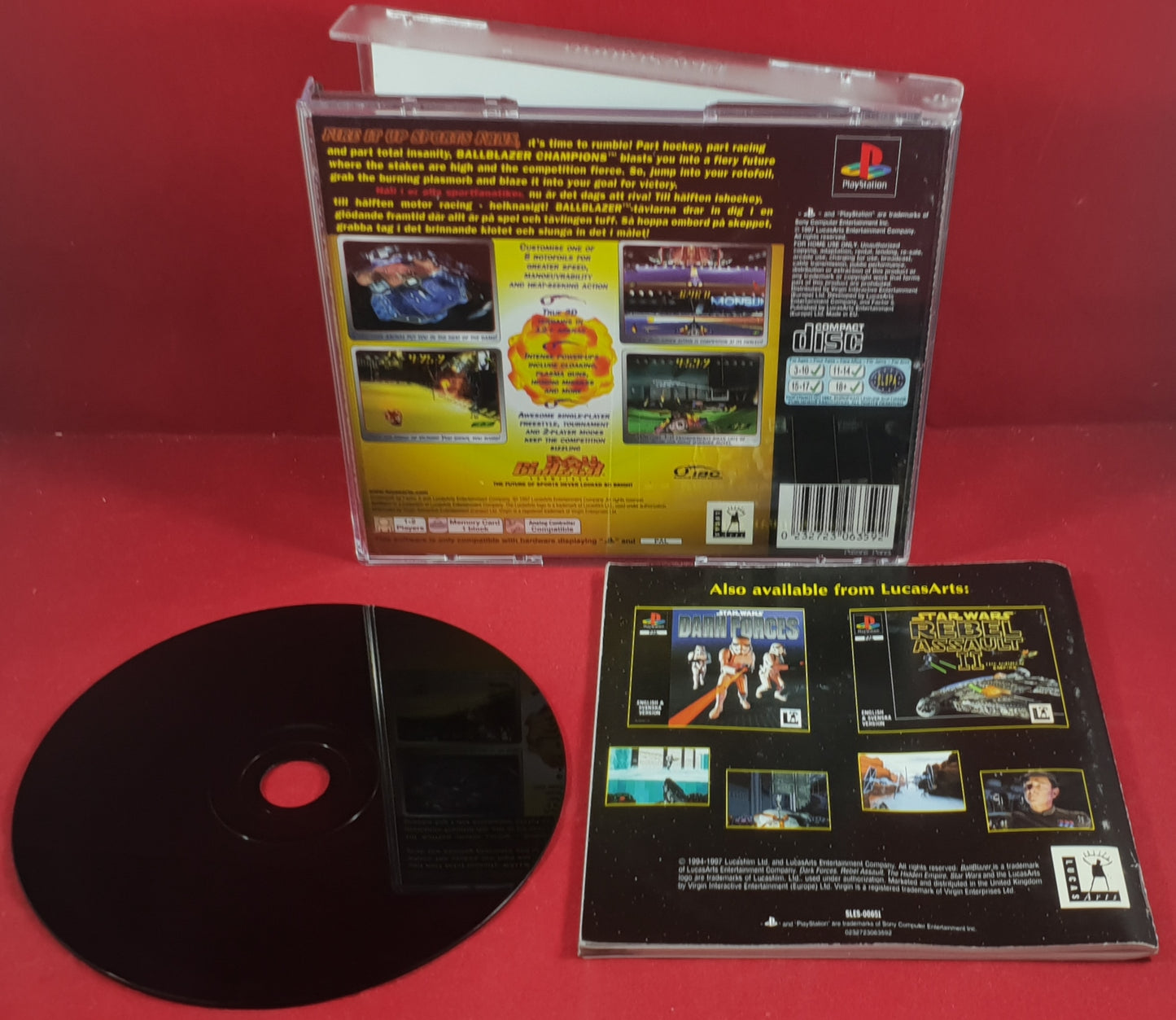 Ballblazer Champions Sony Playstation 1 (PS1) Game