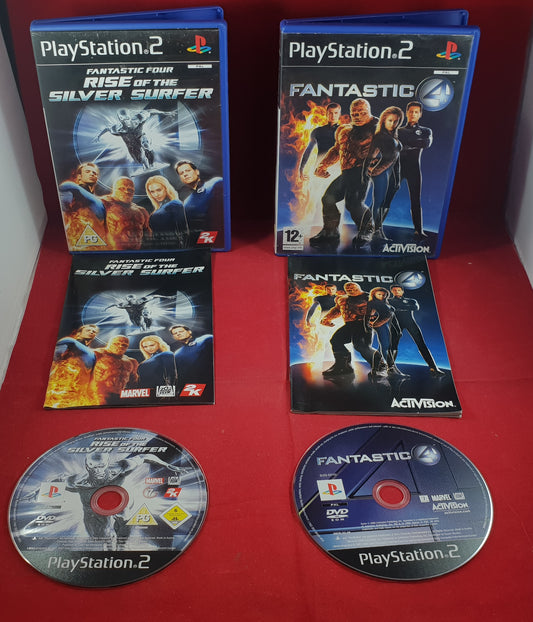 Fantastic Four & Fantastic Four Rise of the Silver Surfer Sony Playstation 2 (PS2) Bundle