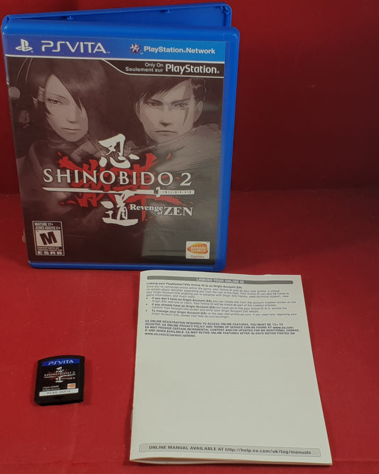 Shinobido 2 Revenge of Zen Sony PSVITA Rare Game