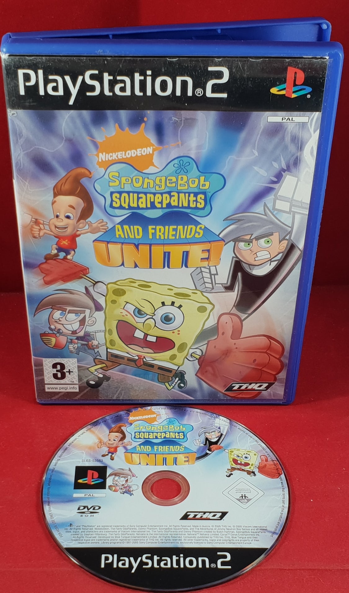 Spongebob Squarepants and Friends Unite Sony Playstation 2 (PS2) Game