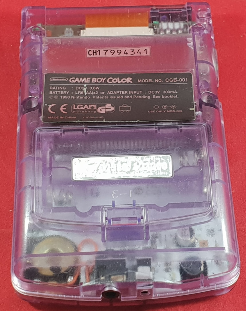 Game Boy Color RARE Crystal Console