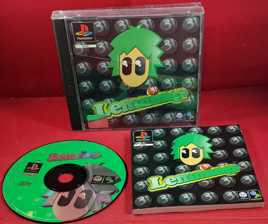 3D Lemmings Sony Playstation 1 (PS1) Game