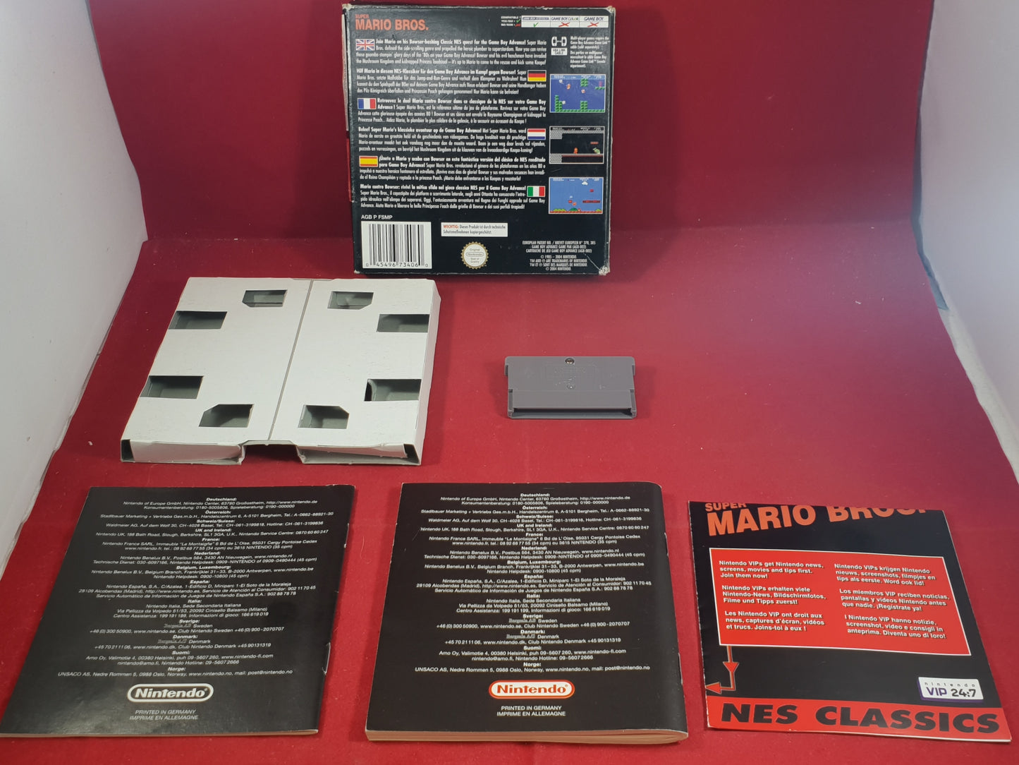 Super Mario Bros. Nintendo Gameboy Advance RARE Game