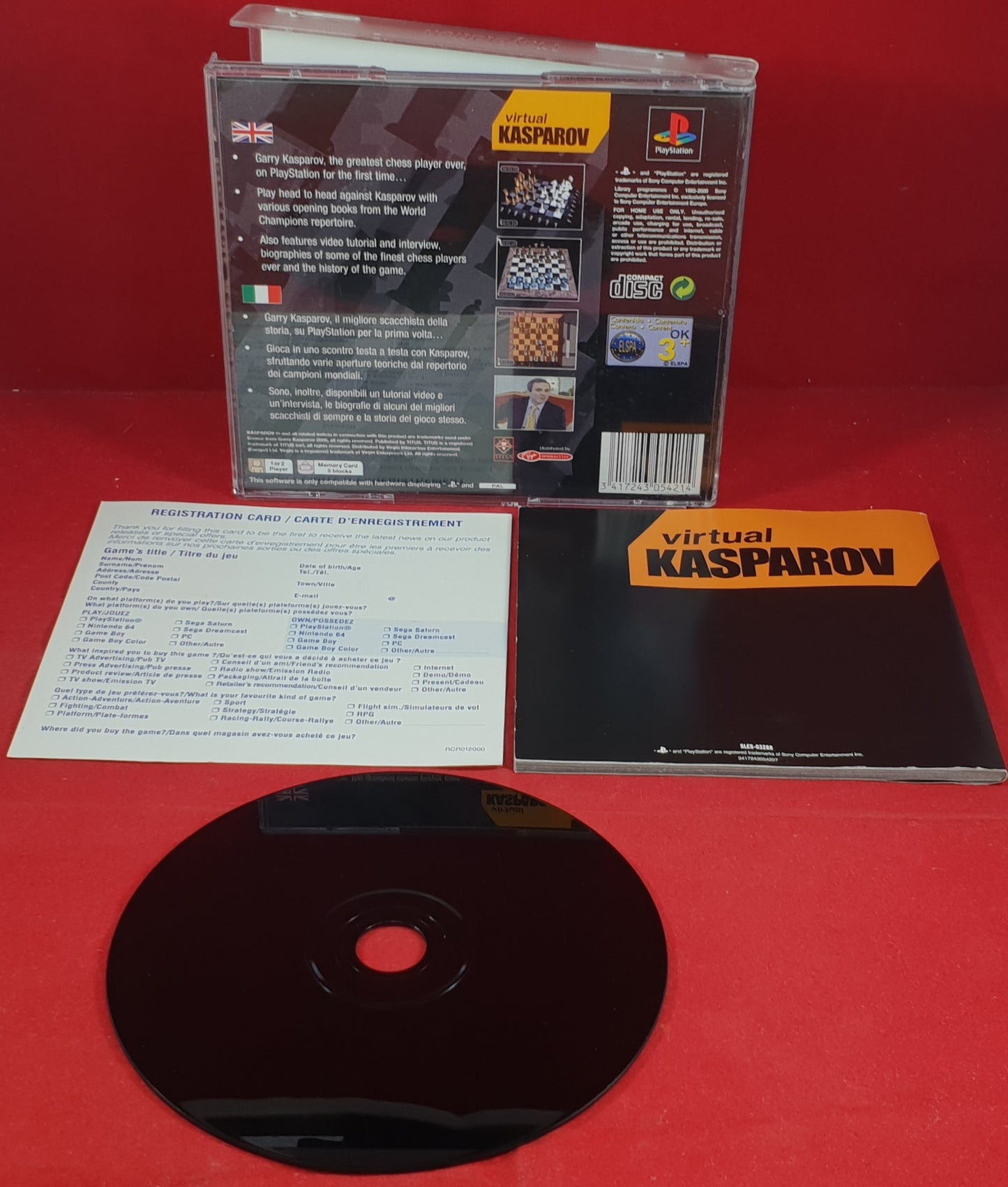 Virtual Kasparov (Sony PlayStation 1) Game
