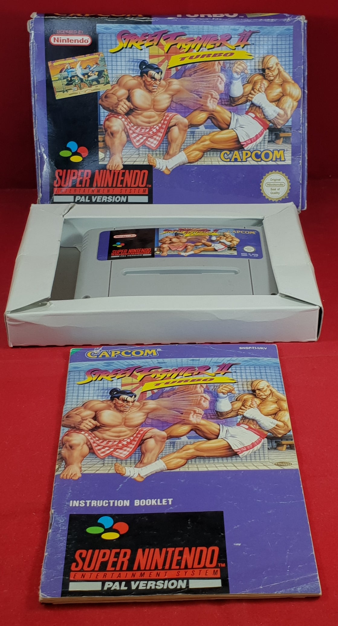 Street Fighter II Turbo Super Nintendo Entertainment System (SNES) Game