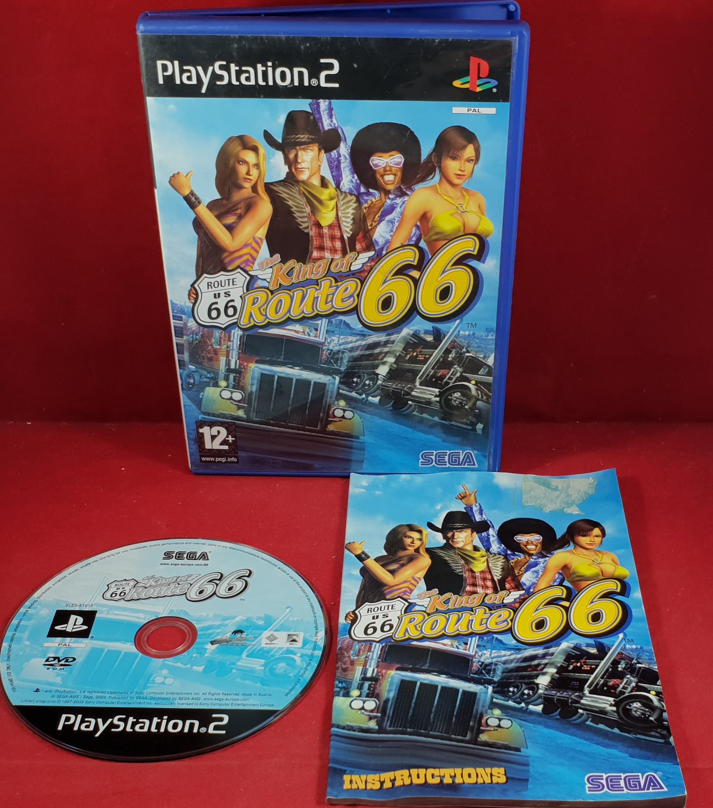 The King of Route 66 Sony Playstation 2 (PS2) Game