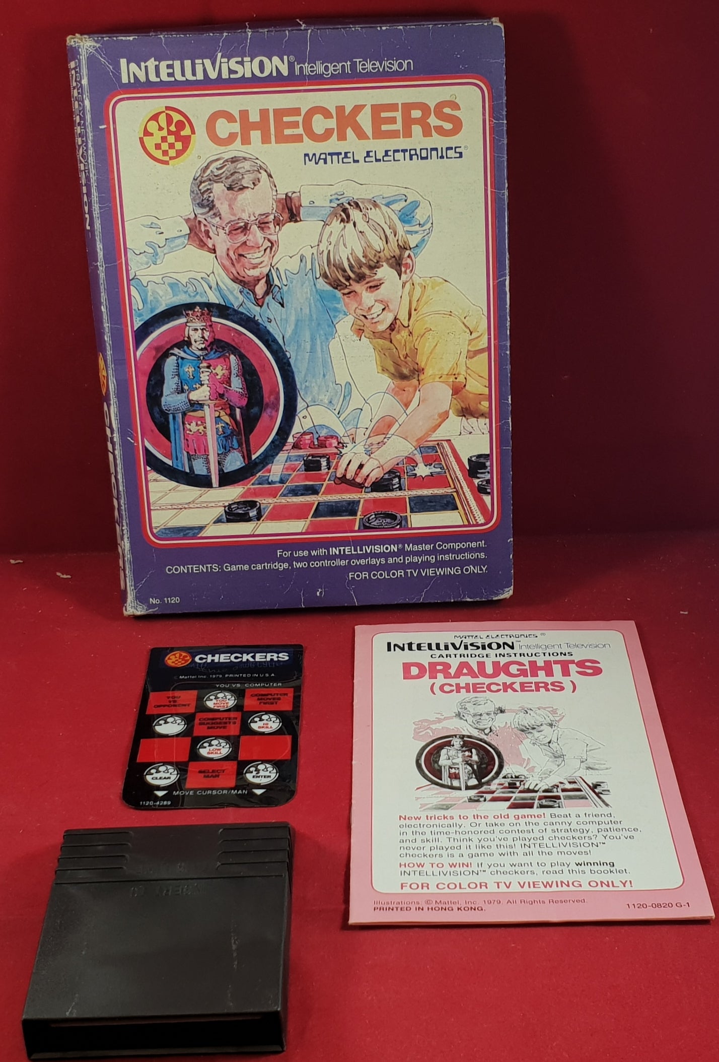 Checkers Intellivision Game