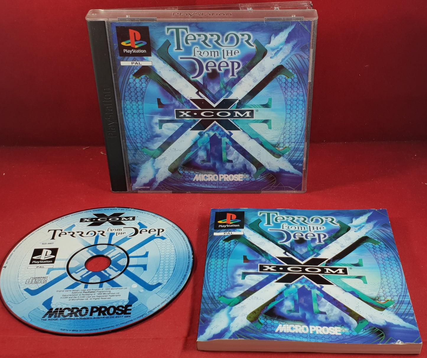 X-Com Terror from the Deep Sony Playstation 1 (PS1) Game