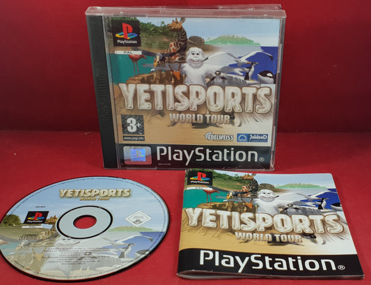 Yetisports World Tour Sony Playstation 1 (PS1) RARE Game