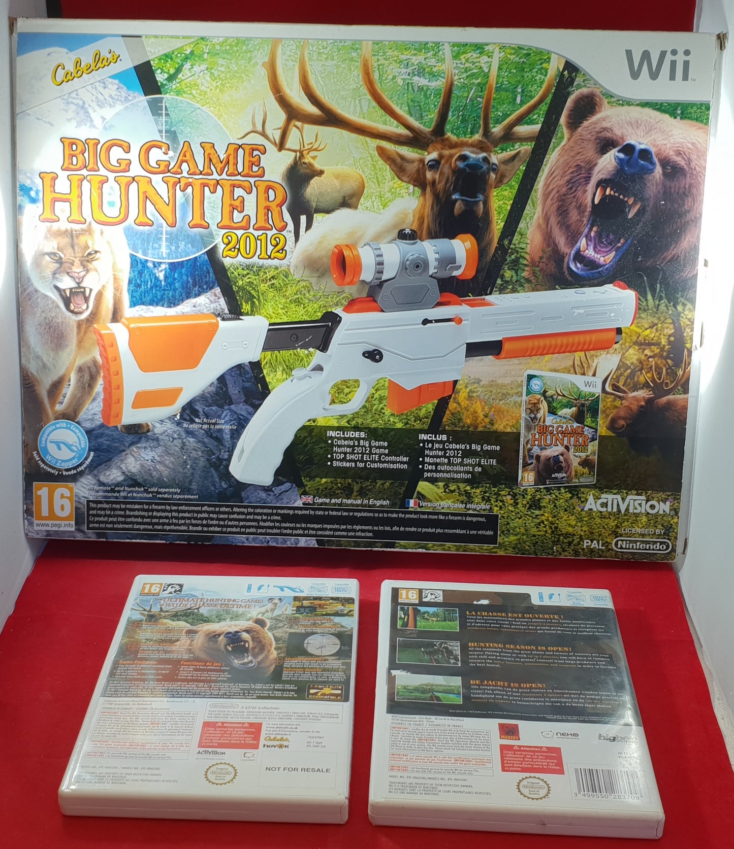 Top Shot Elite Controller with Big Game Hunter 2012 & Deer Drive Nintendo Wii Accessory & Games
