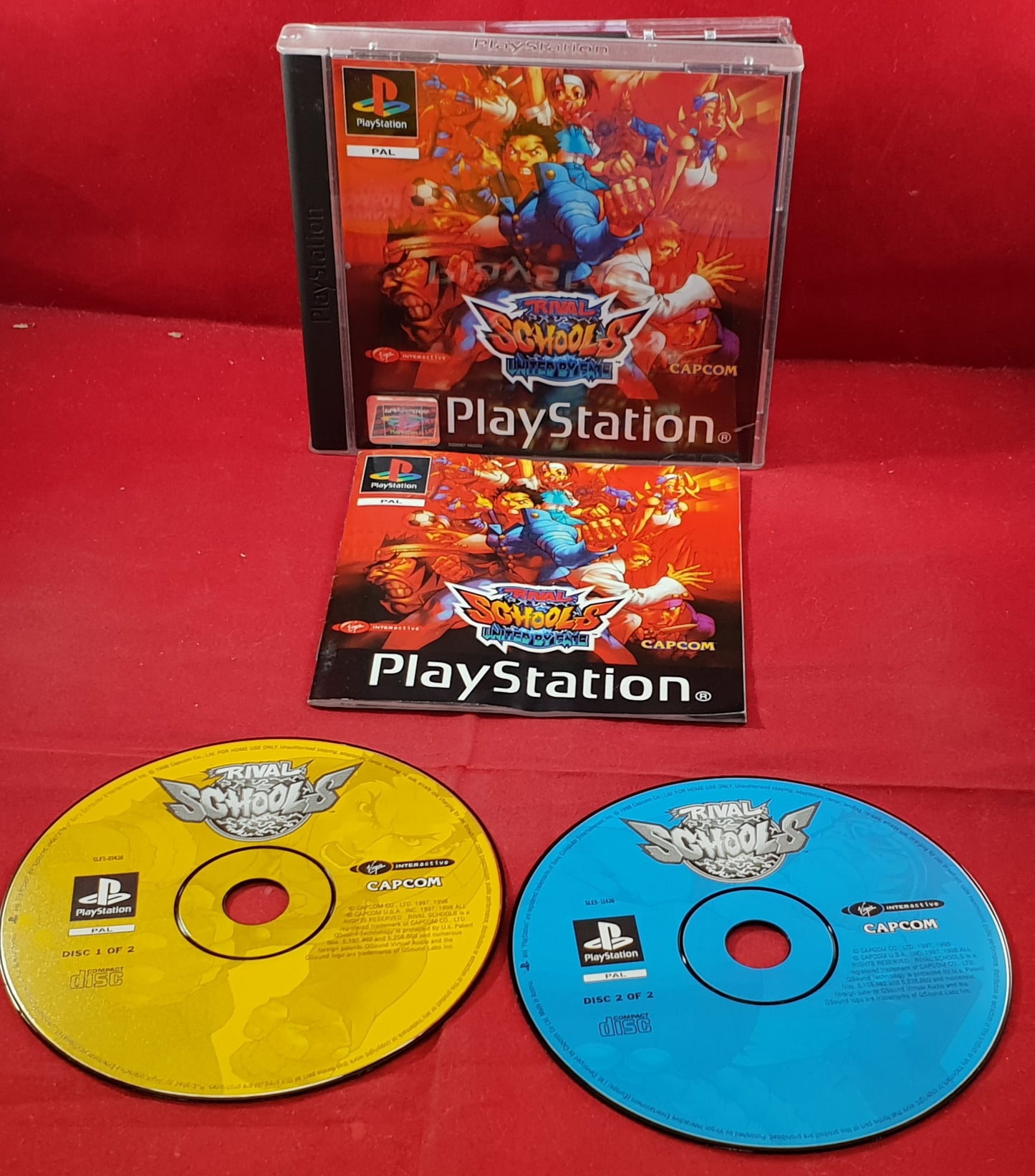 Rival Schools Sony Playstation 1 (PS1) Game