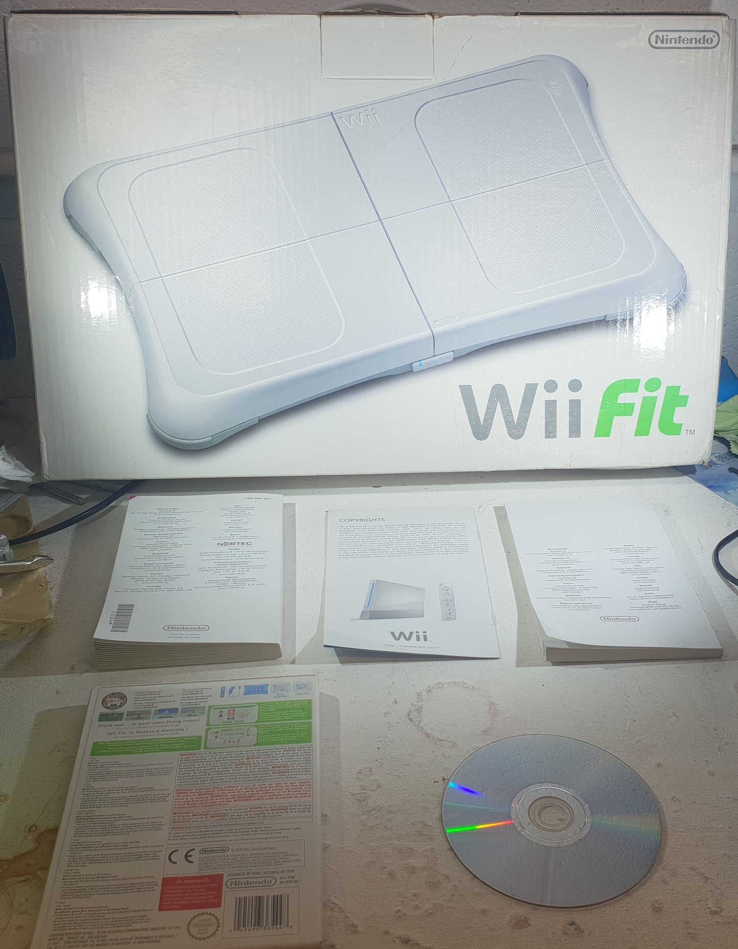 Boxed Wii Fit Balance Board With Disk Nintendo Wii Accessory