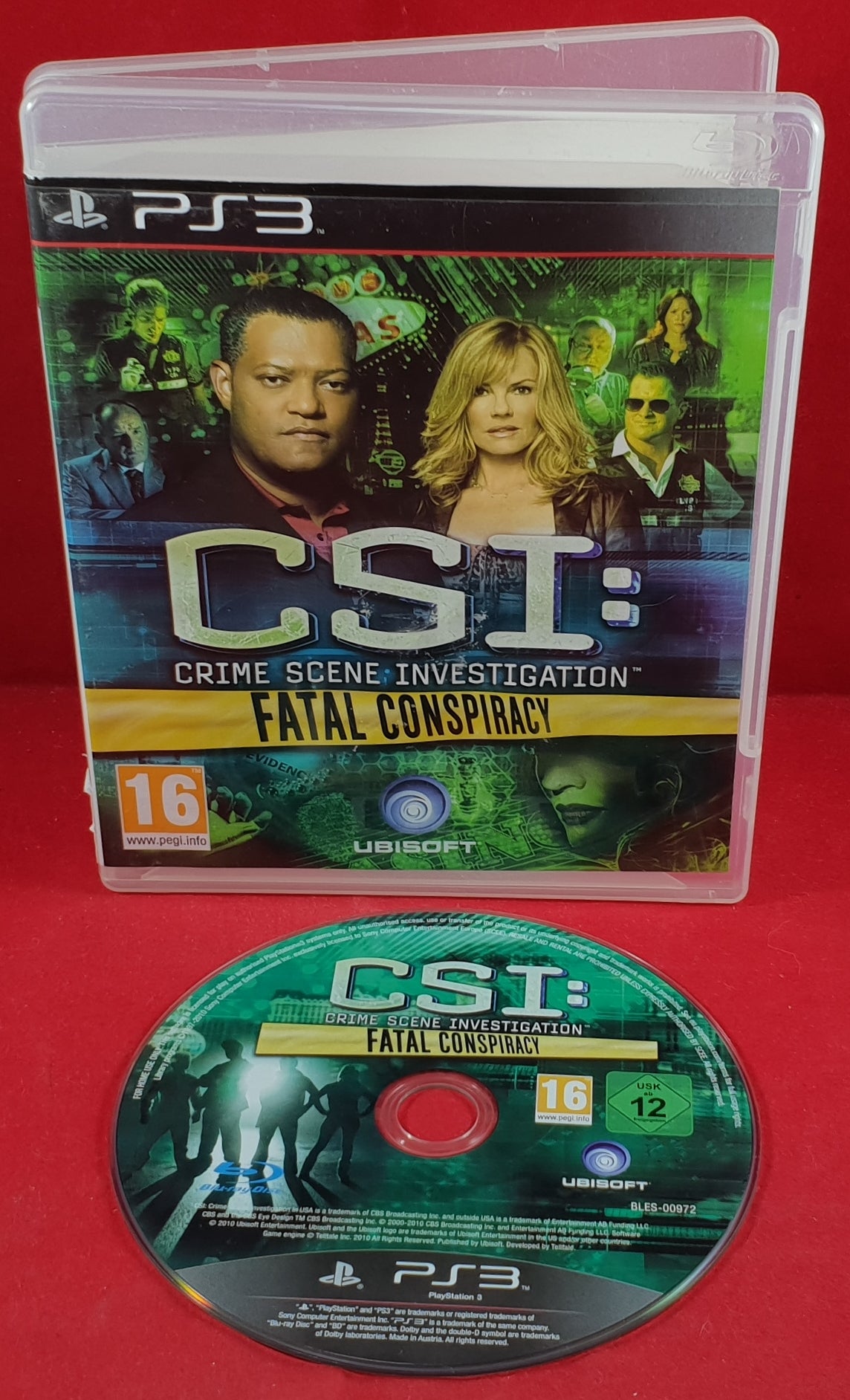 CSI: Crime Scene Investigation Fatal Conspiracy Sony Playstation 3 (PS3) Game