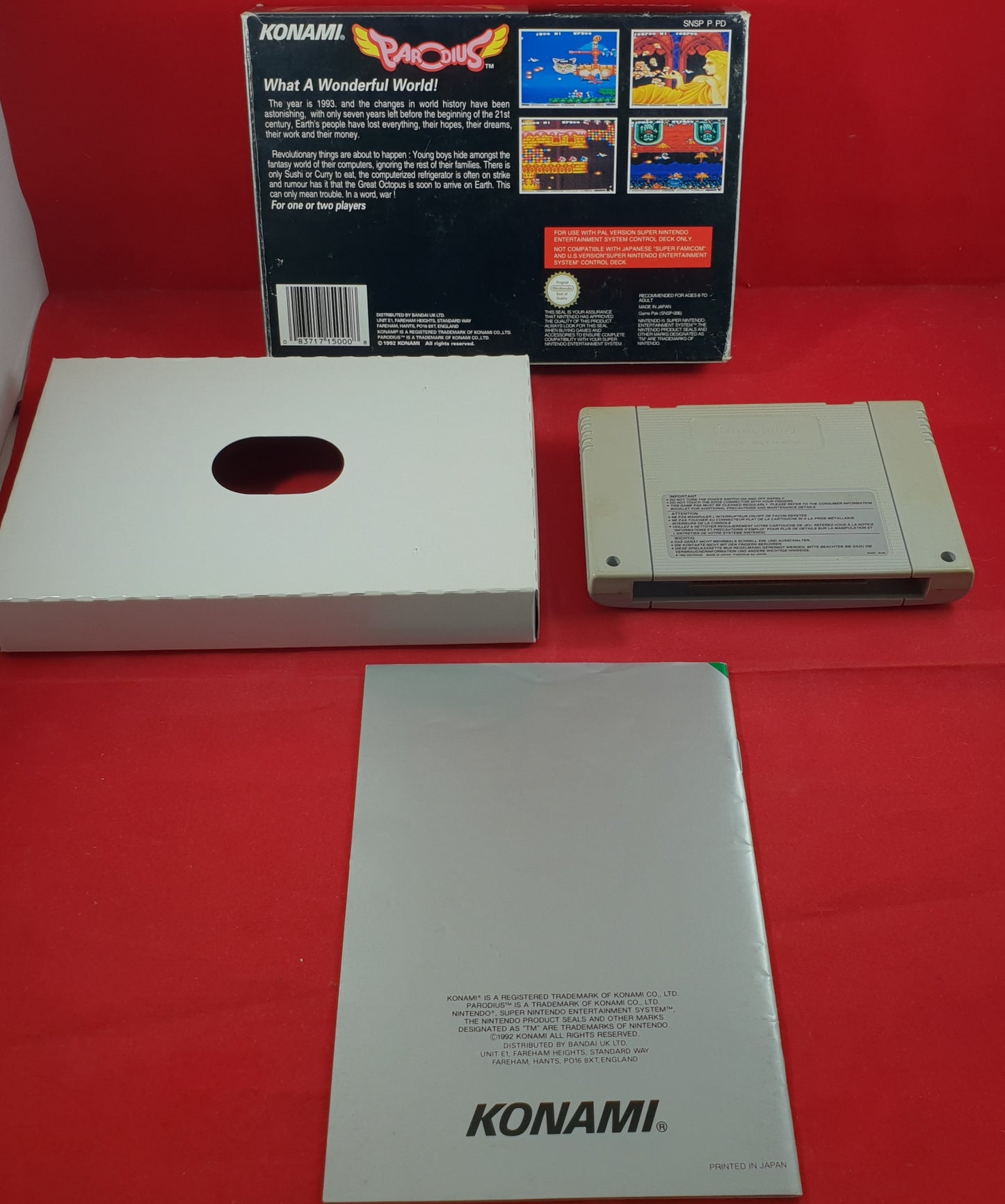 Parodius Super Nintendo Entertainment System (SNES) Game