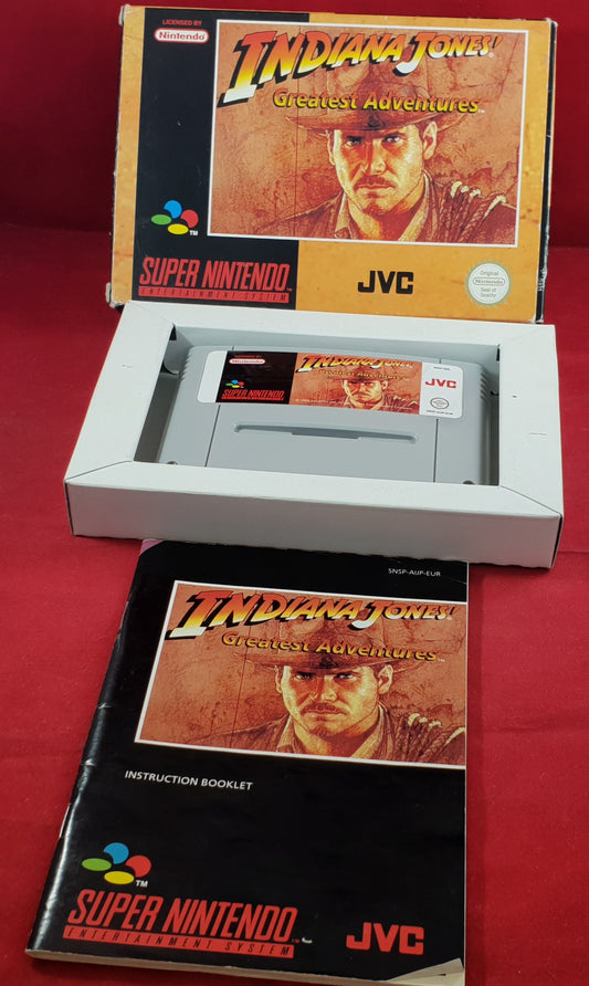 Indiana Jones Greatest Adventures Super Nintendo Entertainment System (SNES) RARE Game