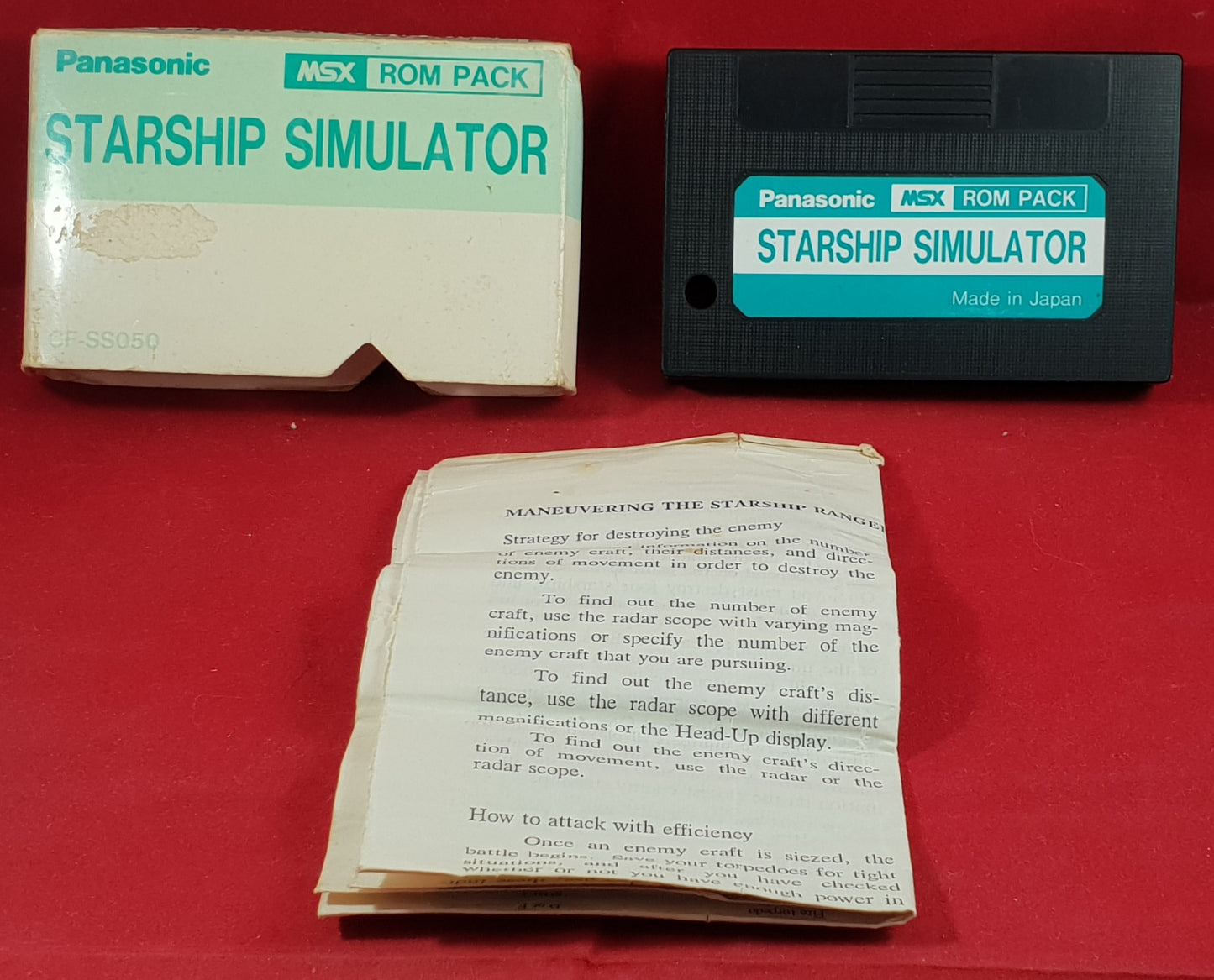 Starship Simulator MSX Ultra RARE Game