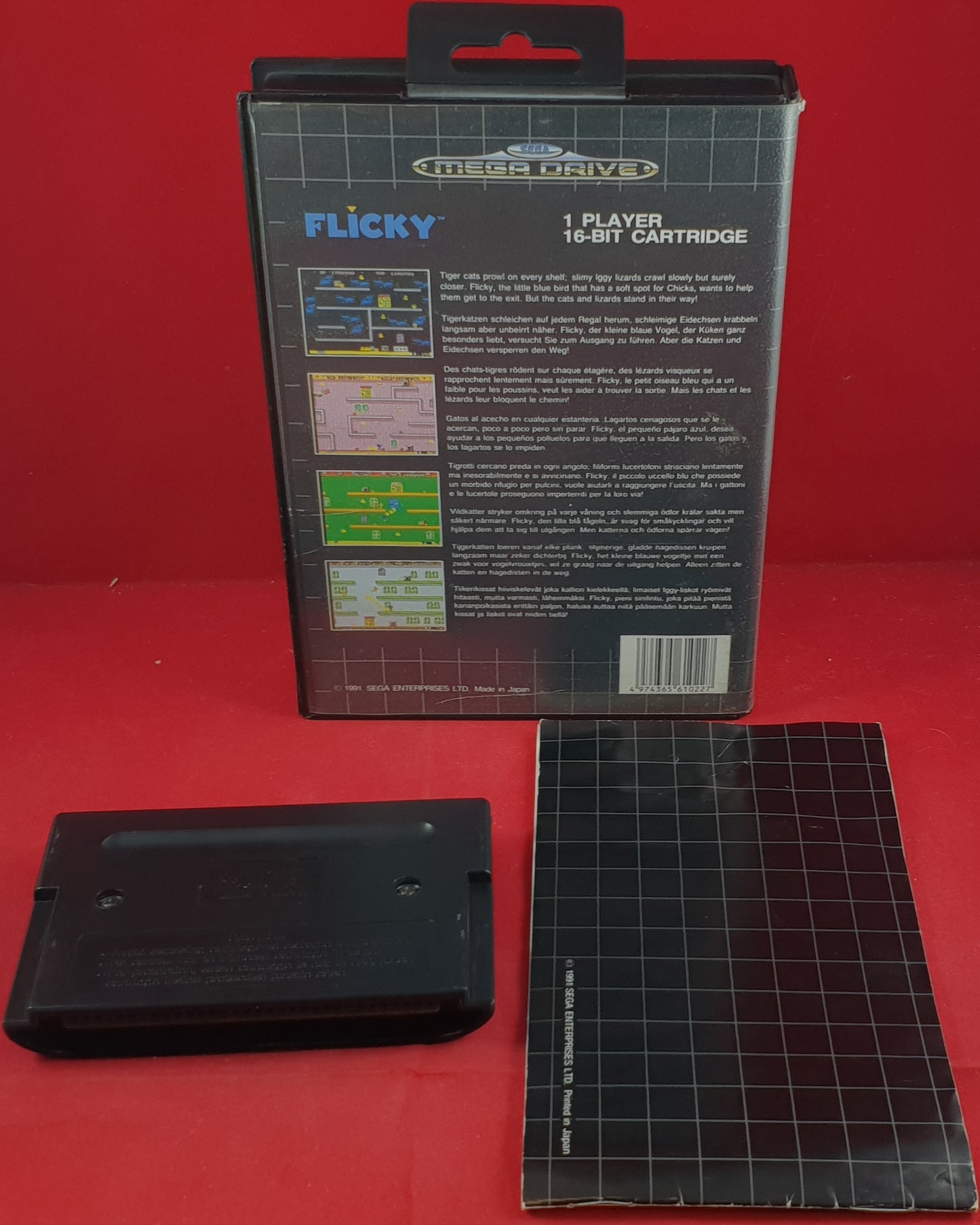 Flicky Sega Mega Drive Game