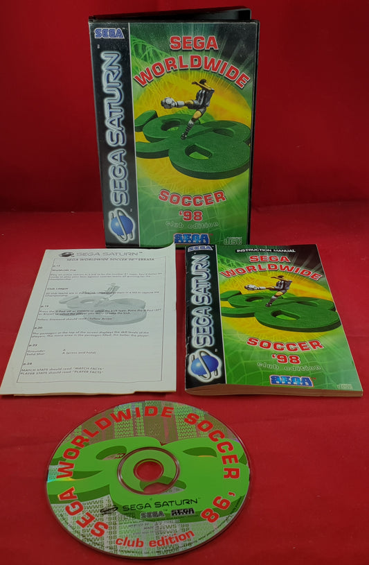 Sega Worldwide Soccer 98 Club Edition Sega Saturn Game