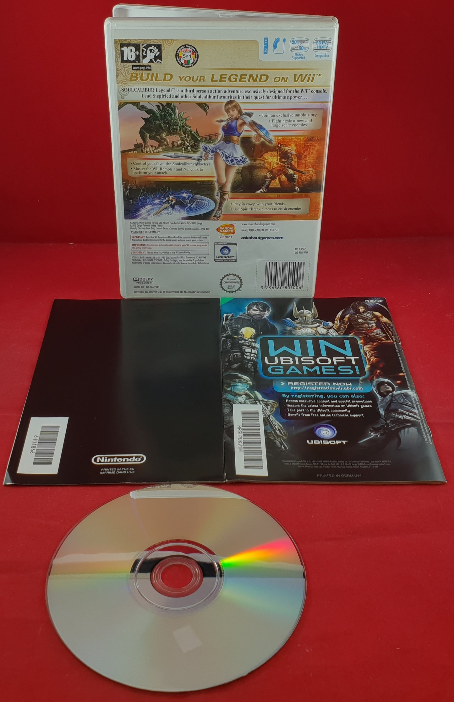 Soulcalibur Legends Nintendo Wii Game
