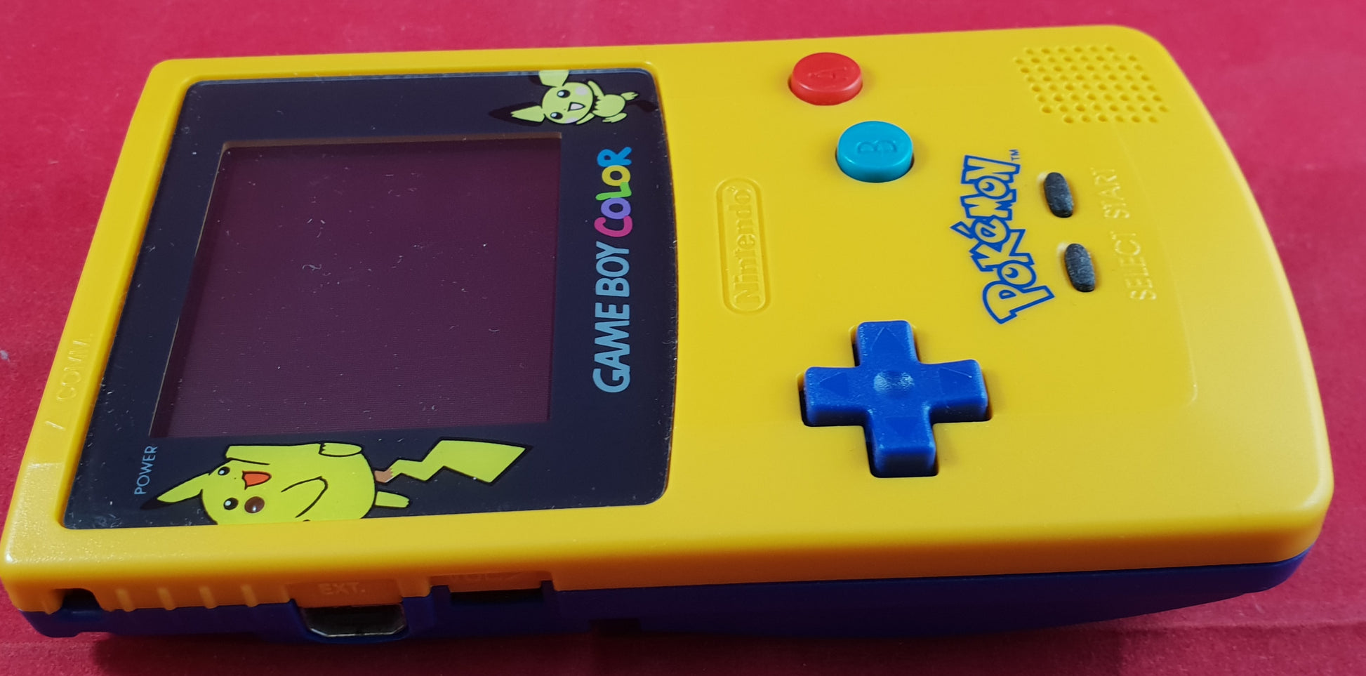 NINTENDO GAME BOY COLOR SPECIAL PIKACHU EDITION CONSOLE ONLY ~ *MINT  CONDITION*