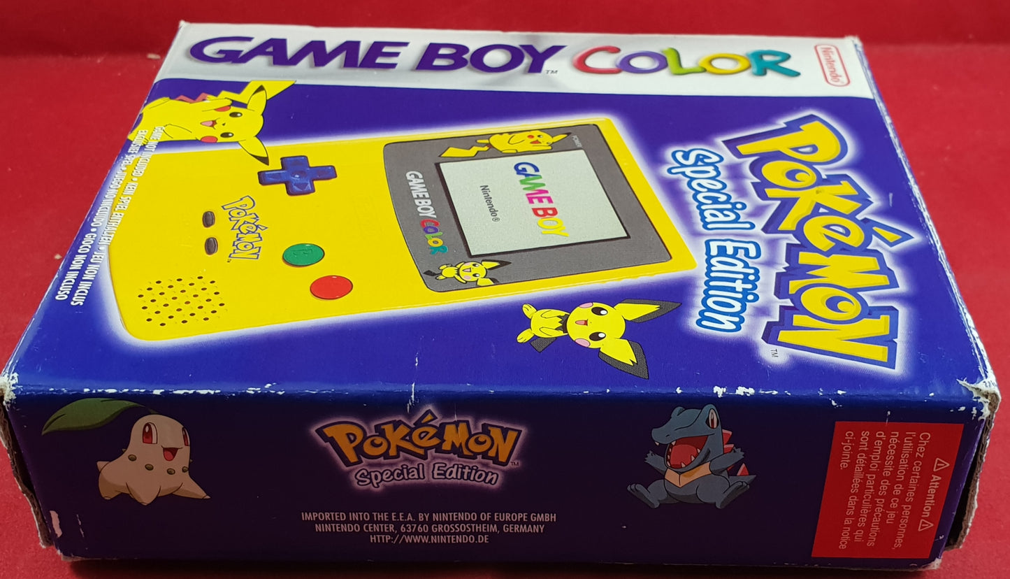 Pokemon Special Edition Nintendo Game Boy Color Boxed Console