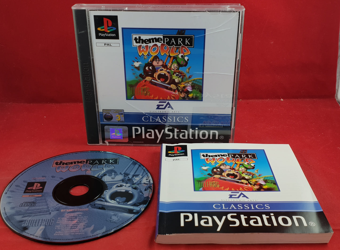 Theme Park World Classics Sony Playstation 1 (PS1) Game