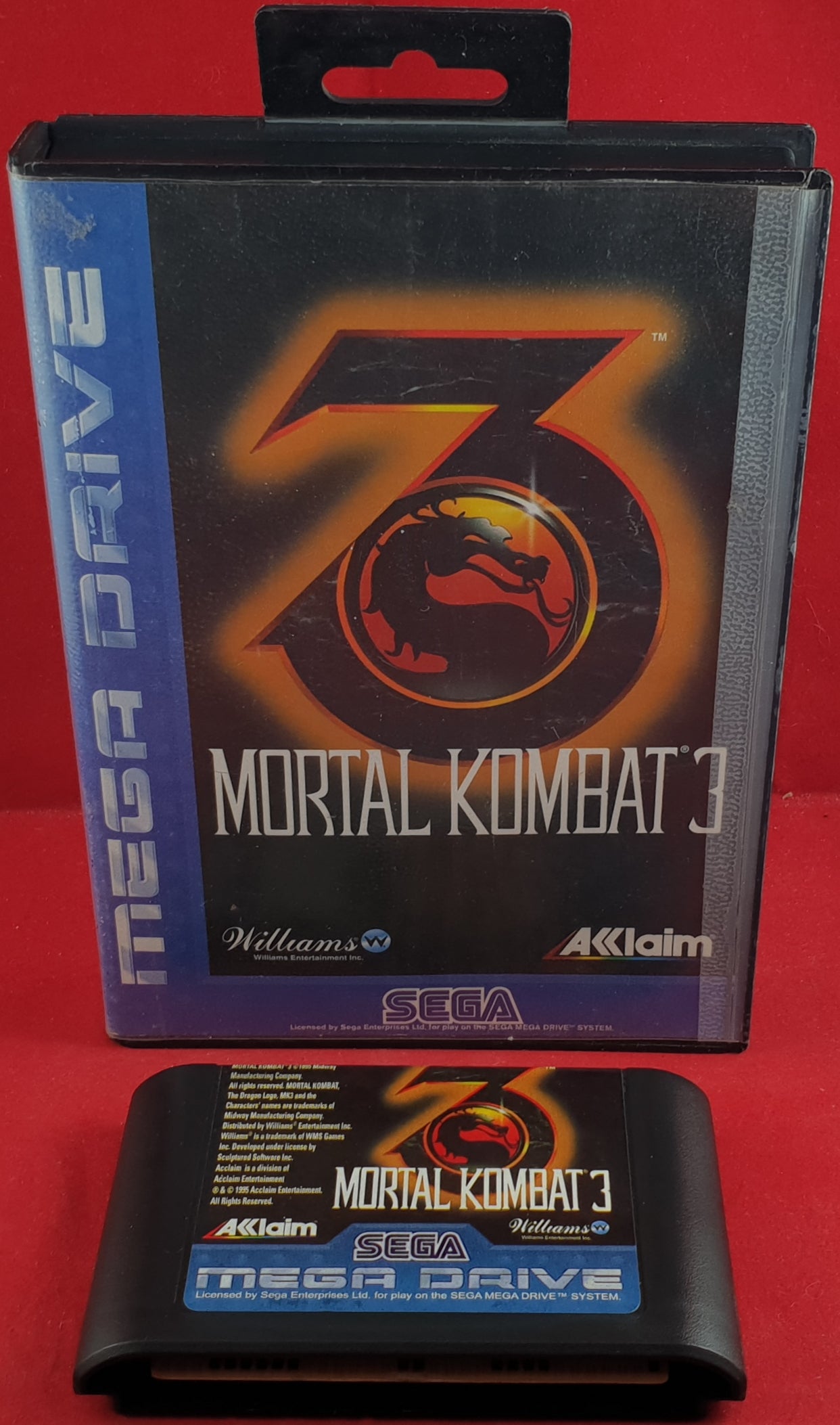 Mortal Kombat 3 Sega Mega Drive Game