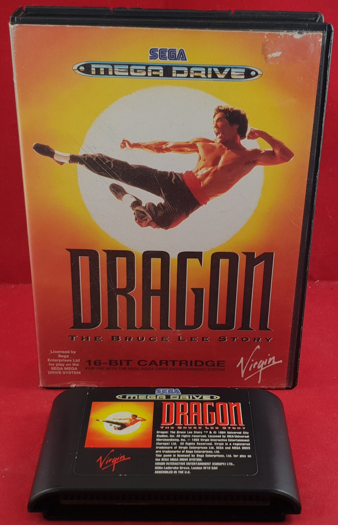 Dragon the Bruce Lee Story Sega Mega Drive Game