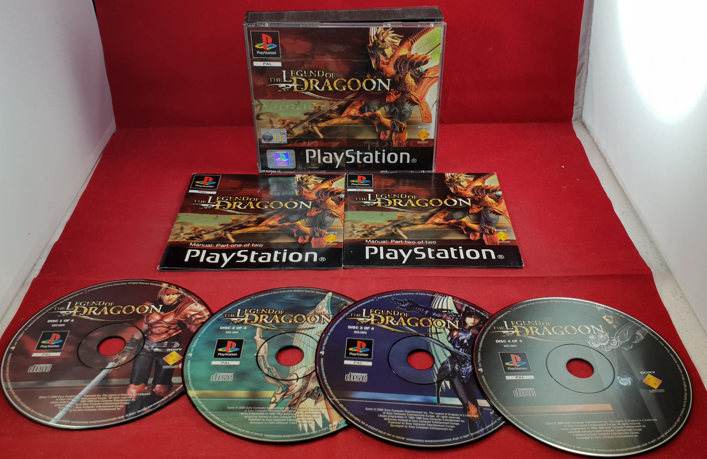 The Legend of Dragoon Sony Playstation 1 (PS1) Game