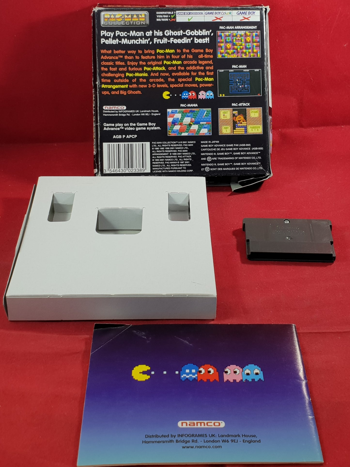 Pac-Man Collection Game Boy Advance Game