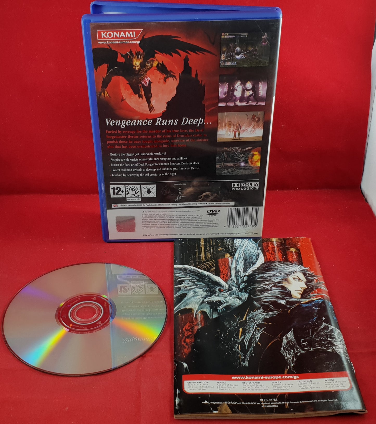 Castlevania Curse of Darkness Sony Playstation 2 (PS2) Game