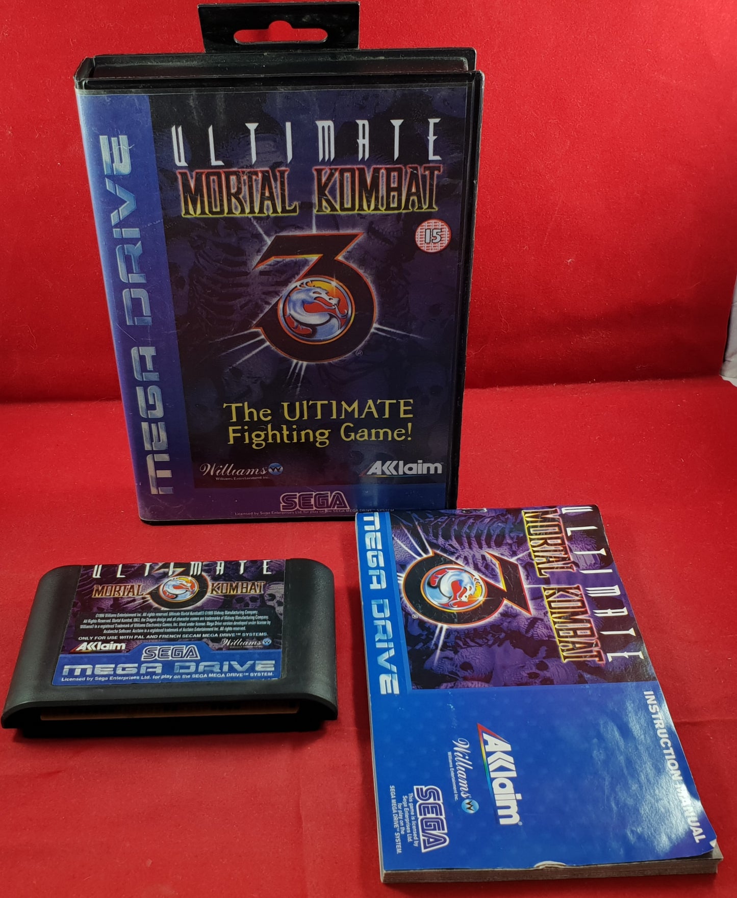 Ultimate Mortal Kombat 3 Sega Mega Drive Game
