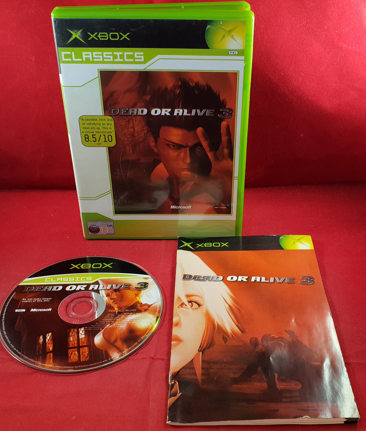 Dead or Alive 3 Classics Microsoft Xbox Game