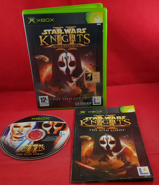Star Wars Knights of the Old Republic II the Sith Lords Microsoft Xbox Game