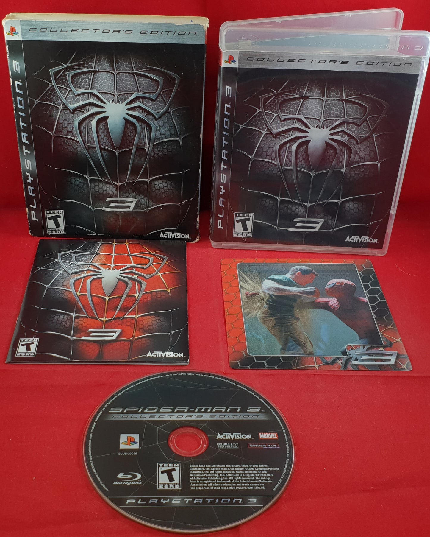 Spider-Man 3 Collector's Edition with Holographic Card Sony Playstation 3 (PS3) Game