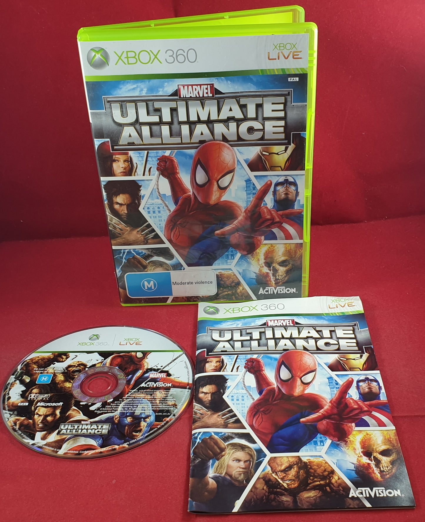 Marvel Ultimate Alliance Microsoft Xbox 360 Game