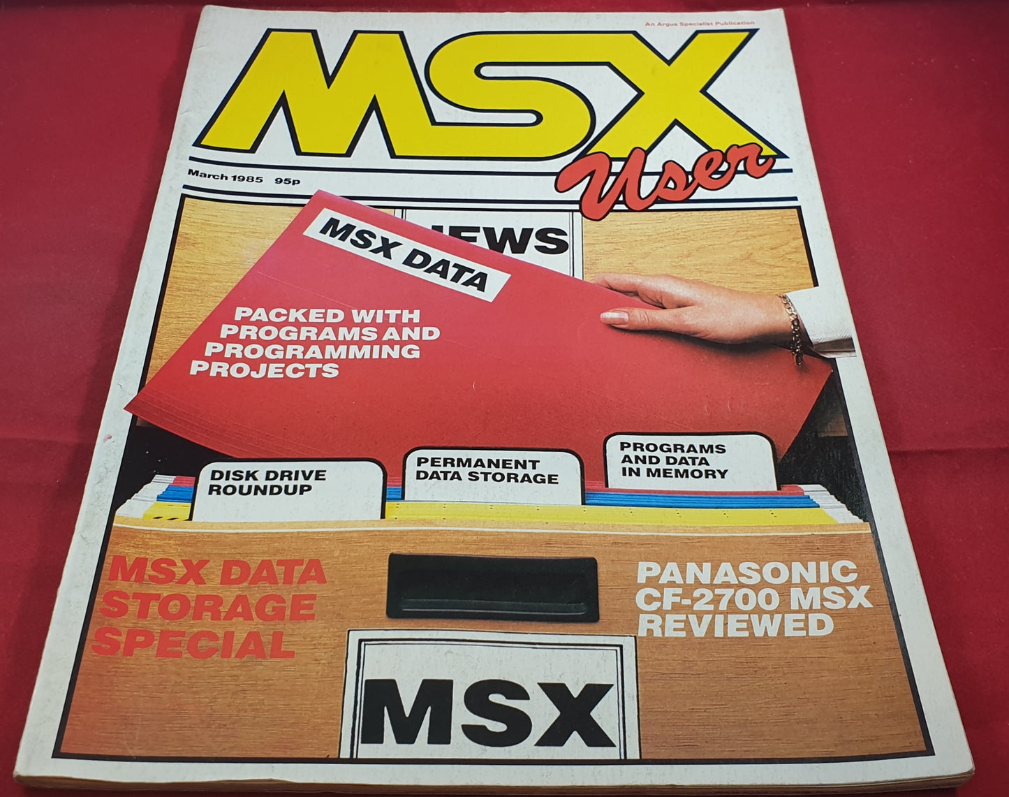 MSX User March 1985 Magazine Book