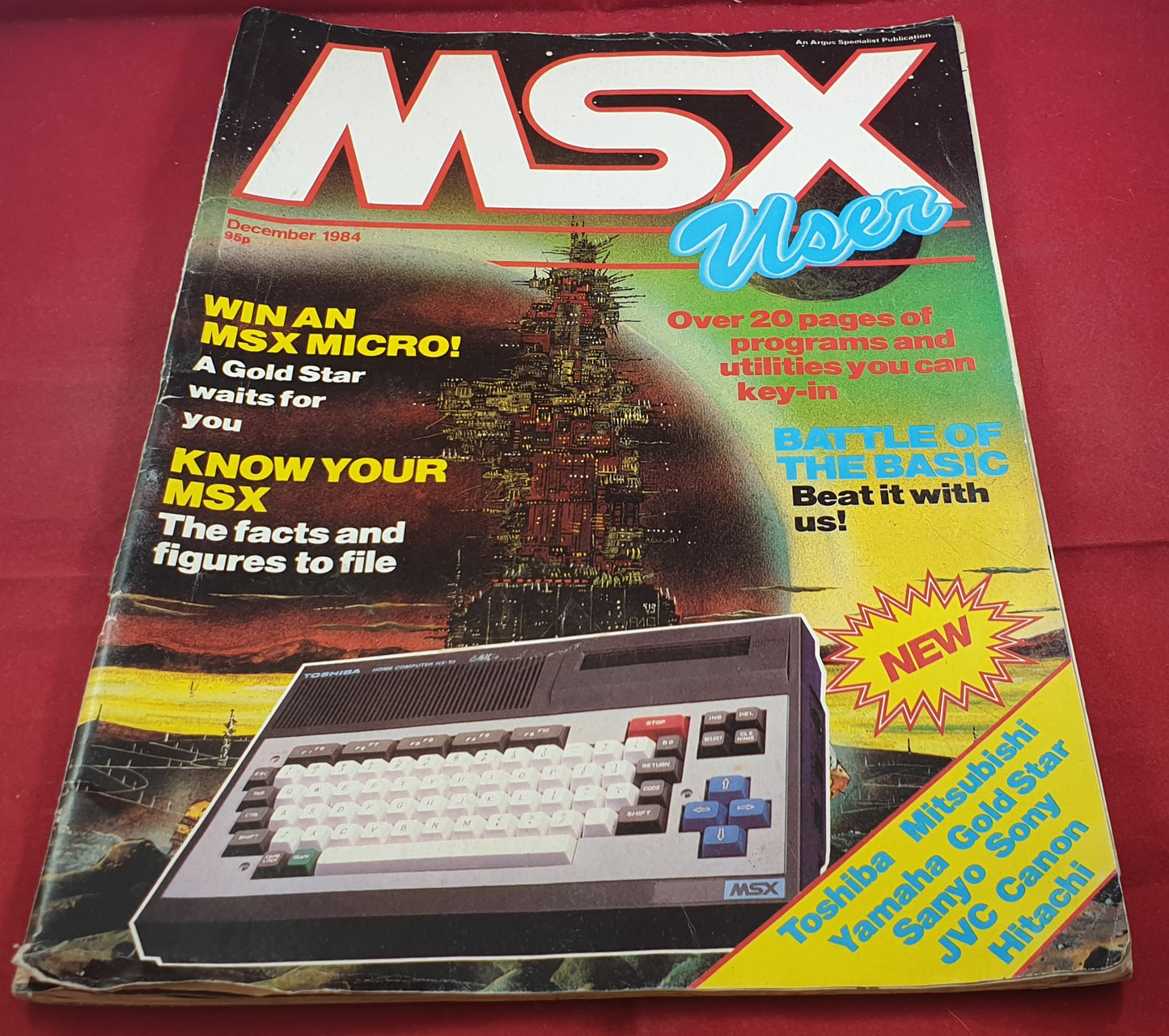 MSX User December 1984 Magazine Book