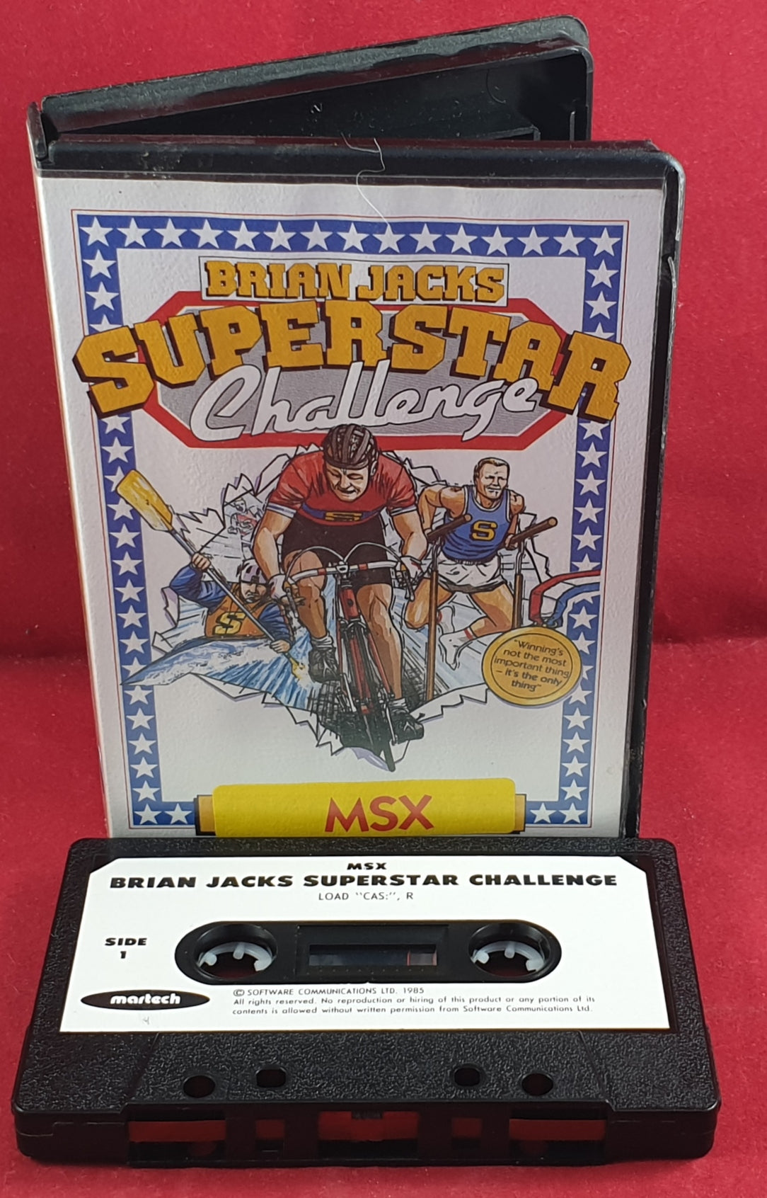 Brian Jacks Superstar Challenge MSX Game