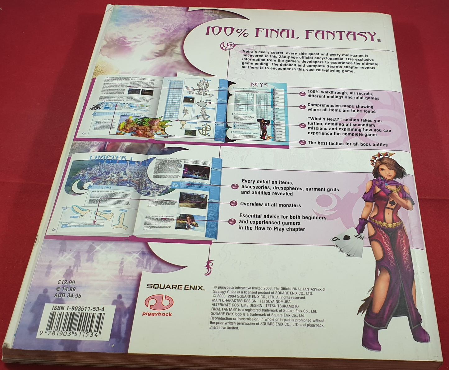 Final Fantasy X-2 Official Guide Book