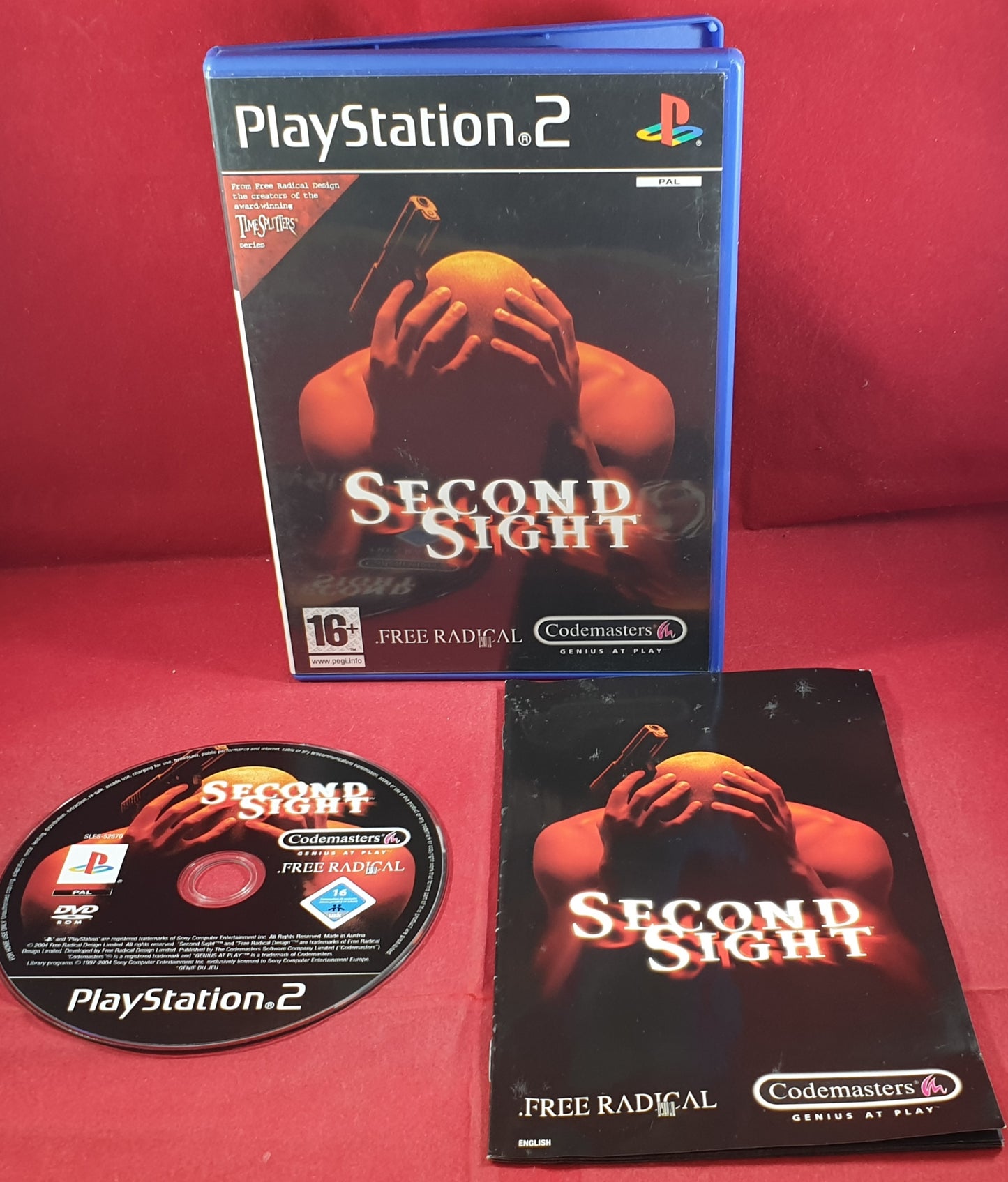 Second Sight Sony Playstation 2 (PS2) Game