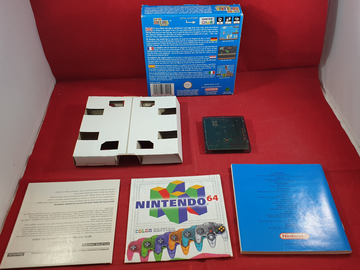 Super Mario Bros. Deluxe Nintendo Gameboy Color Game