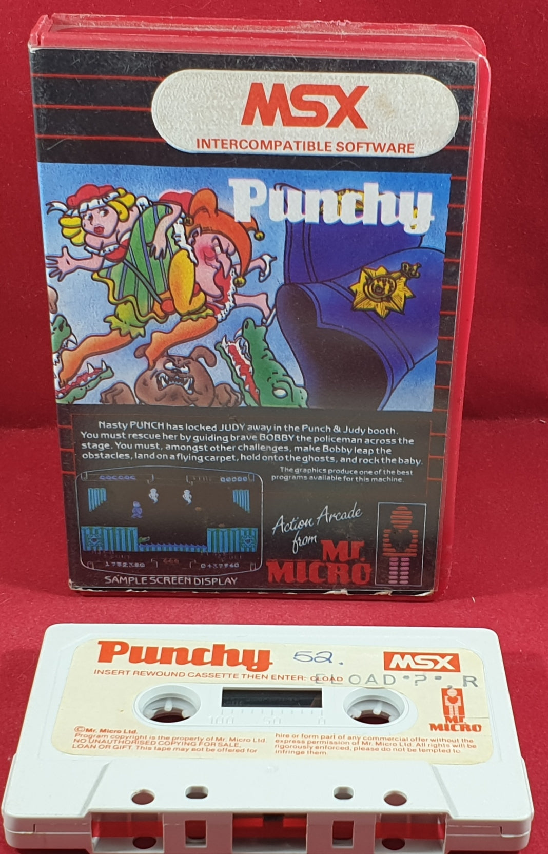 Punchy MSX RARE Game