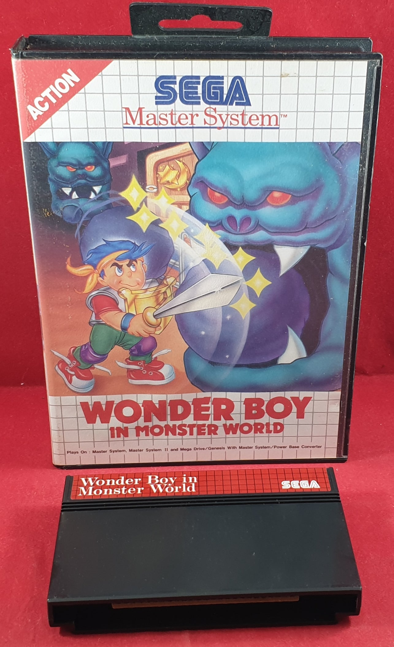 Wonder Boy in Monster World Sega Master System Game