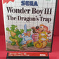 Wonder Boy III the Dragon's Trap Sega Master System Game