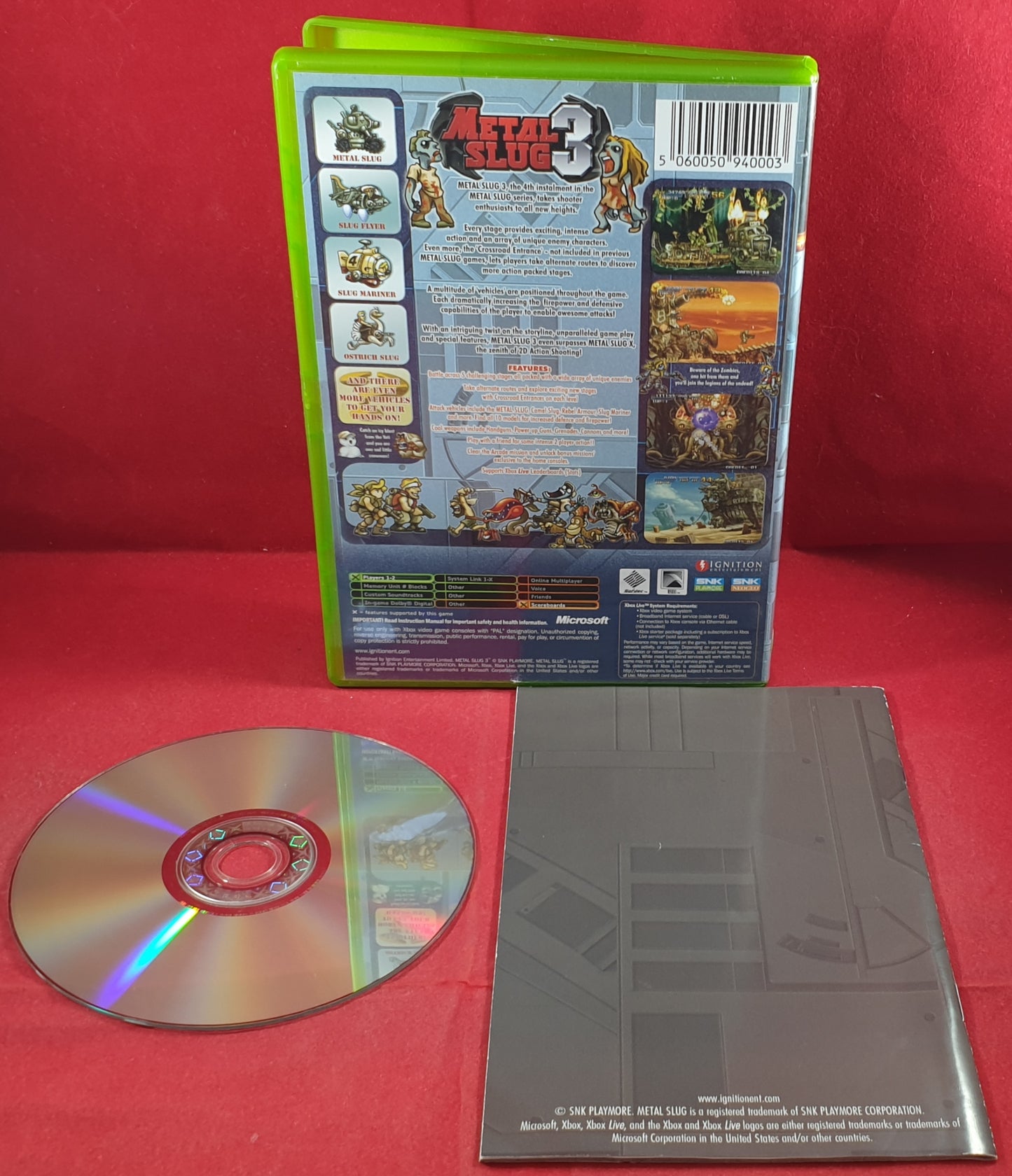 Metal Slug 3 Microsoft Xbox Game